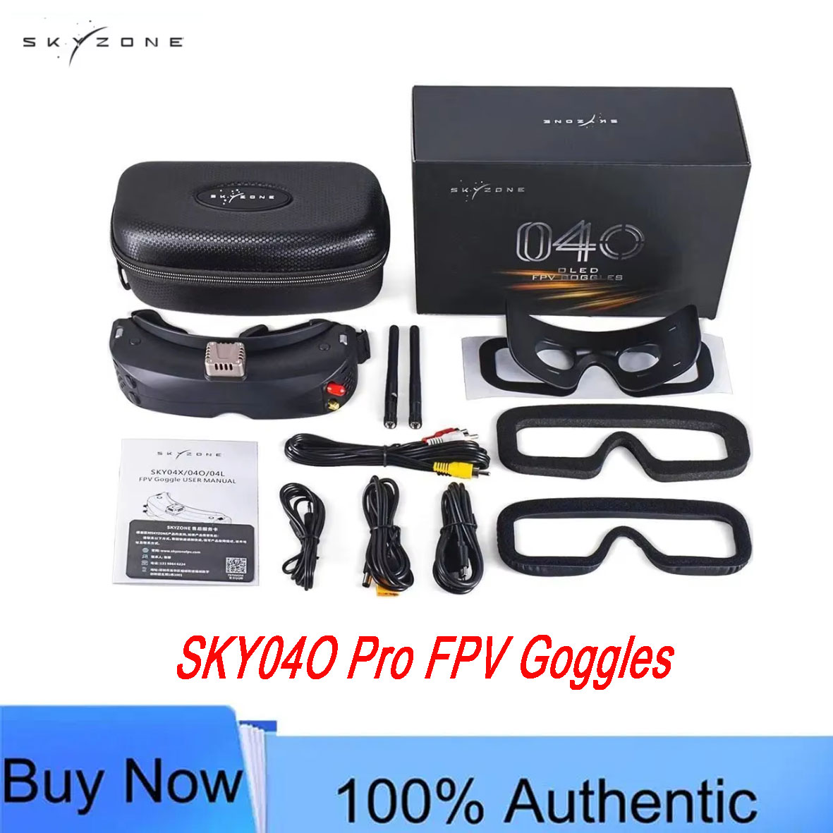 Skyzone Sky04O Pro Fpv Goggles - نظارات SKYZONE SKY04O Pro FPV -